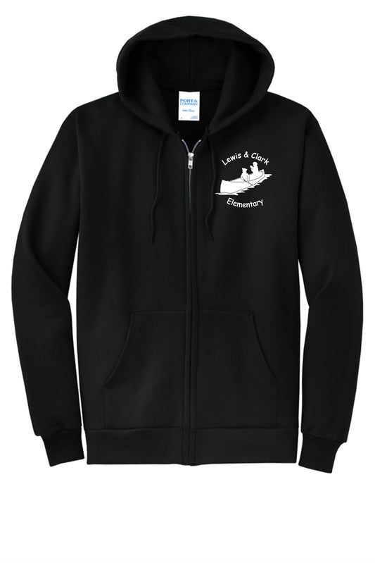 Lewis & Clark Elementary Full Zip Hooded Sweatshirt