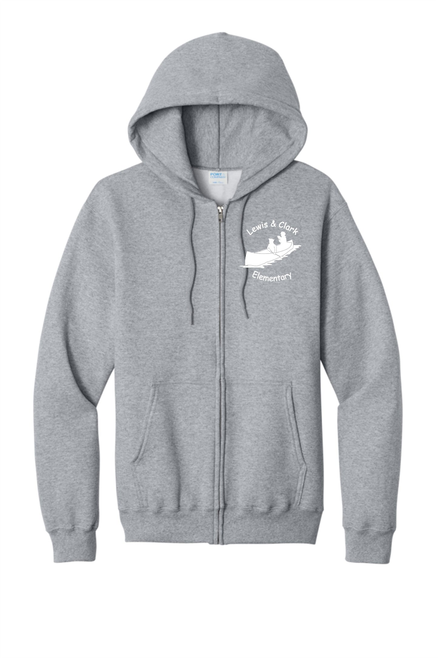Lewis & Clark Elementary Full Zip Hooded Sweatshirt